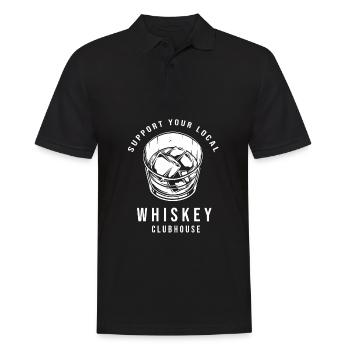 Whisky Whiskey - Men's Polo Shirt - black - Front - Kai (181cm)