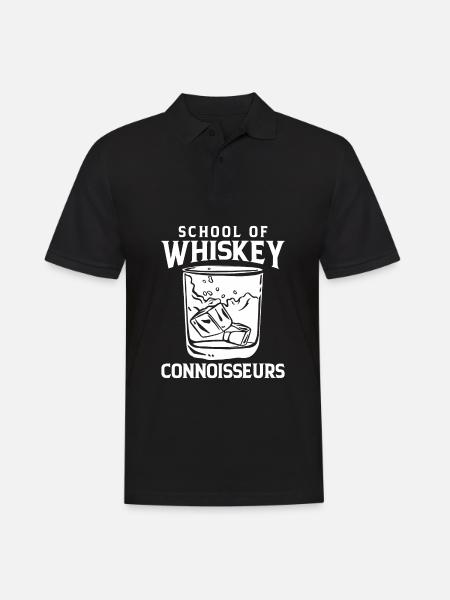 Whisky Whiskey - Polo Homme - noir