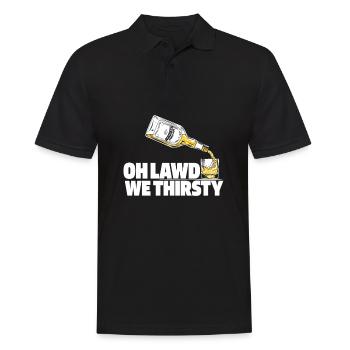 Whisky Whiskey Lustig - Männer Poloshirt - Schwarz - Vorne - Kai (181cm)