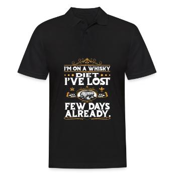 Whisky Whiskey Lustig - Männer Poloshirt - Schwarz - Vorne - Kai (181cm)