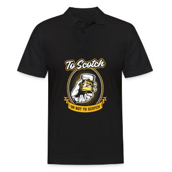Whisky Whiskey Lustig - Männer Poloshirt - Schwarz - Vorne - Kai (181cm)