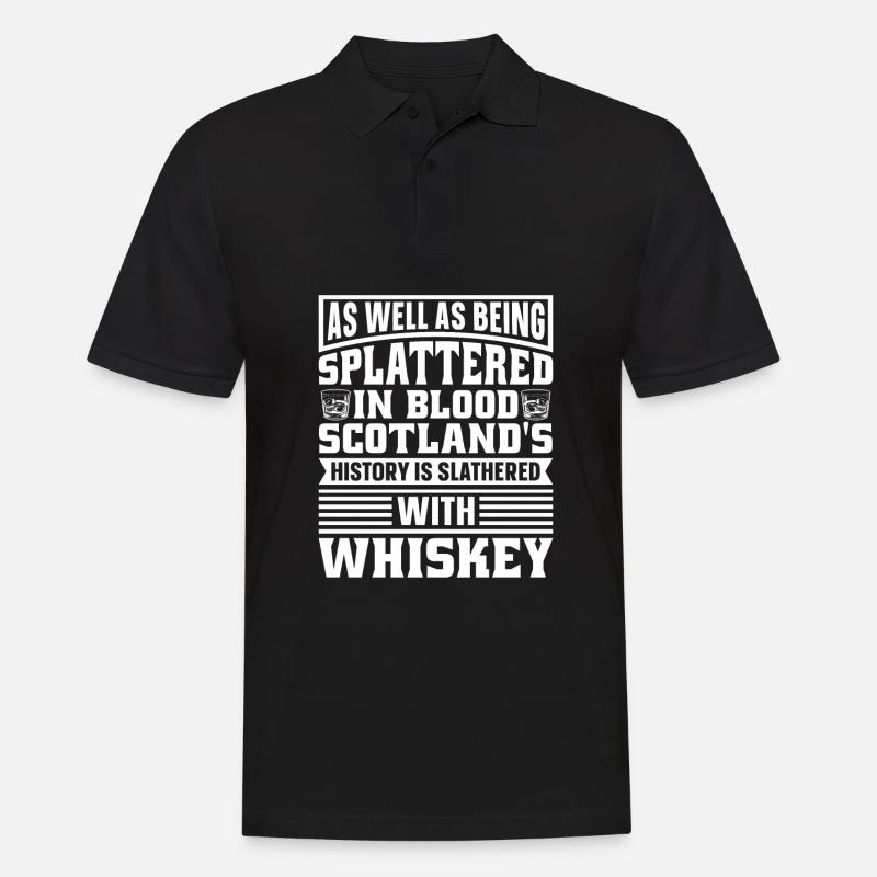 Whisky Whiskey - Männer Poloshirt - Schwarz