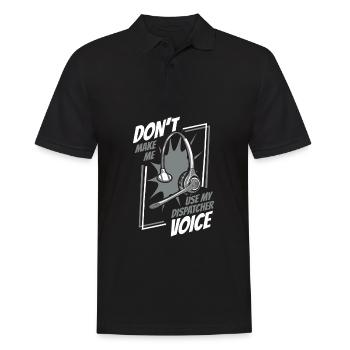 Emergency Call Control Center Operations Center Witzig - Men's Polo Shirt - black - Front - Kai (181cm)