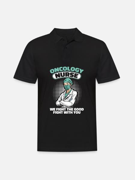 Nurse Fighter - Men's Polo Shirt - black