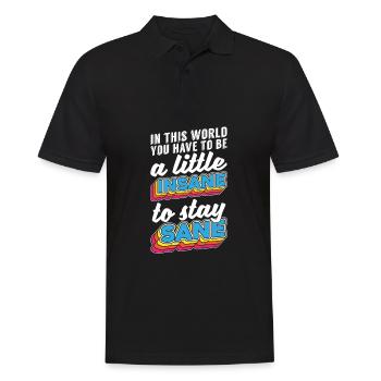 Psychologie Psychologe - Männer Poloshirt - Schwarz - Vorne - Kai (181cm)