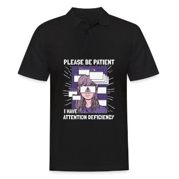Psychologie Psychologe - Männer Poloshirt - Schwarz - Vorne - Kai (181cm)