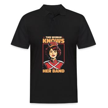 Fan train marching band - Men's Polo Shirt - black - Front - Kai (181cm)