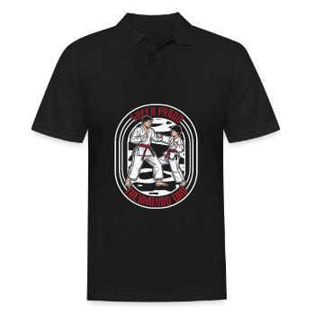 Taekwondo Taekwondo Father - Men's Polo Shirt - black - Front - Kai (181cm)