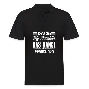 Mom Mutter Tochter Tanz Mutter - Männer Poloshirt - Schwarz - Vorne - Kai (181cm)