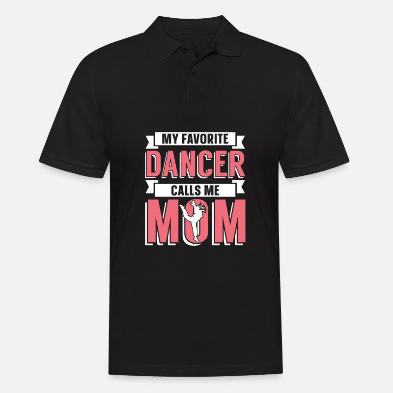 Maman Mère Danseuse Danse Mère - Polo Homme - noir