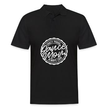 Maman Maman Danse folle Maman - Polo Homme - noir - Devant - Kai (181cm)