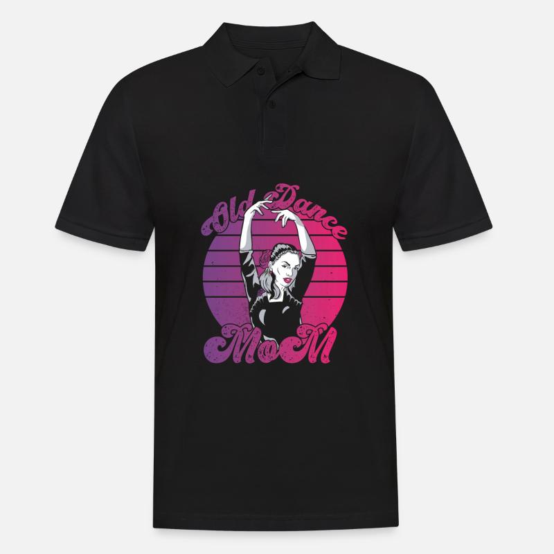 Mom Mutter Mutter Tanz Mutter - Männer Poloshirt - Schwarz
