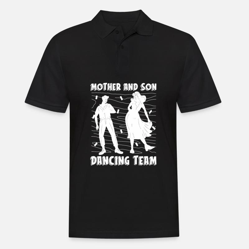 Mom Mutter Mutter Tanz Mutter - Männer Poloshirt - Schwarz