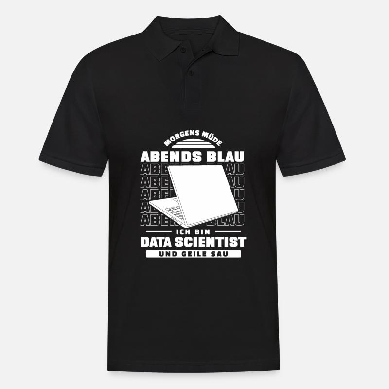 Data Science Data Analyst - Männer Poloshirt - Schwarz