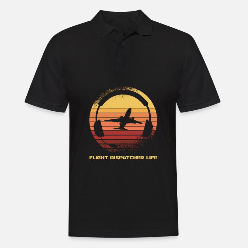 Notruf Leitstelle Einsatzzentrale - Männer Poloshirt - Schwarz