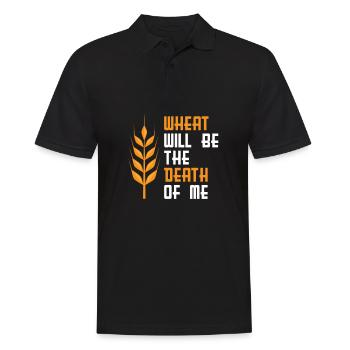 Glutenfrei Tod - Männer Poloshirt - Schwarz - Vorne - Kai (181cm)