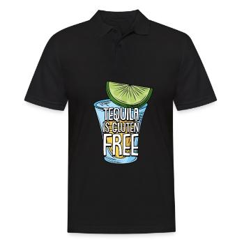 Tequila sans gluten - Polo Homme - noir - Devant - Kai (181cm)