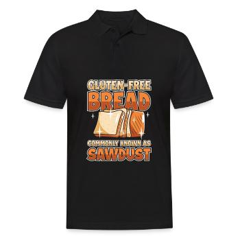 Drôle sans gluten - Polo Homme - noir - Devant - Kai (181cm)