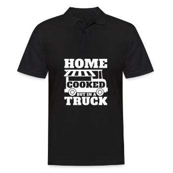 Cuisine de rue - Polo Homme - noir - Devant - Kai (181cm)
