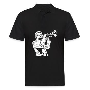 Train de ventilateurs Spielmannszug - Polo Homme - noir - Devant - Kai (181cm)