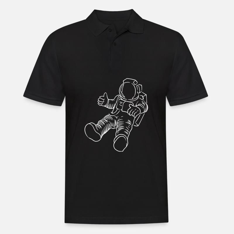 Astronaute, Astronaute, Cosmonaute - Polo Homme - noir
