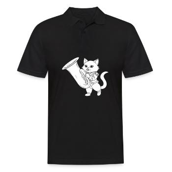 Fanfare Train Tuba - Polo Homme - noir - Devant - Kai (181cm)