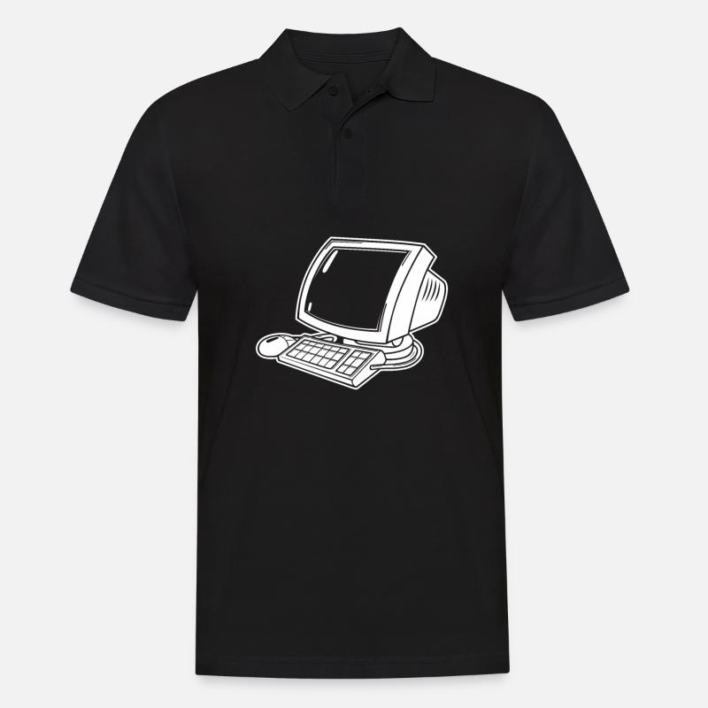 Web Developer Web Developer Computer - Men's Polo Shirt - black