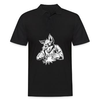 Soudeur Serrurier Fuchs - Polo Homme - noir - Devant - Kai (181cm)