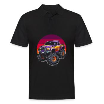 Monster Truck - Polo Homme - noir - Devant - Kai (181cm)