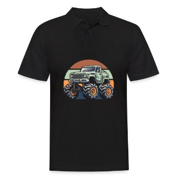 Monster Truck - Polo Homme - noir - Devant - Kai (181cm)