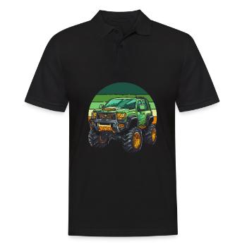 Monster Truck - Polo Homme - noir - Devant - Kai (181cm)