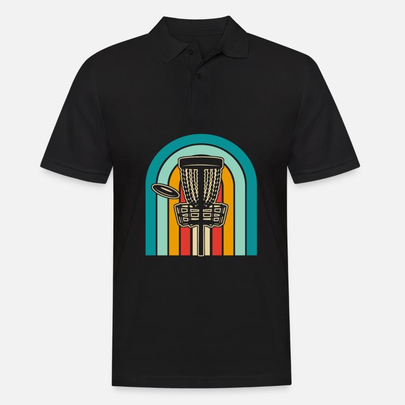 Frisbee Golf Disc Golf - Polo Homme - noir