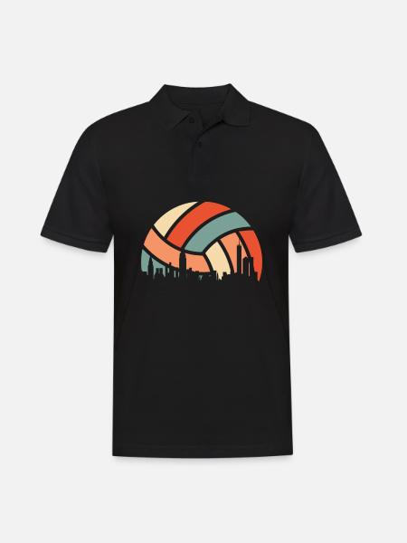Volley-ball Volley-ball - Polo Homme - noir