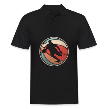 Basketball Basketballer - Männer Poloshirt - Schwarz - Vorne - Kai (181cm)
