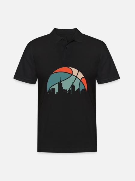 Basketball Basketball Player - Men's Polo Shirt - black