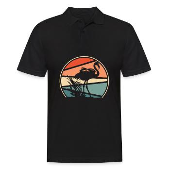 Flamant - Polo Homme - noir - Devant - Kai (181cm)