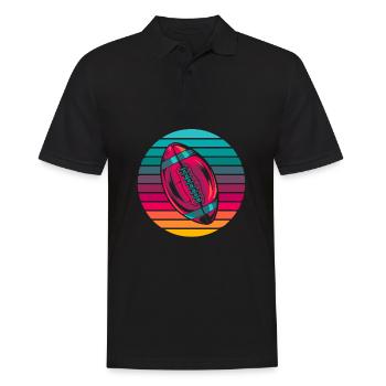 Football américain - Polo Homme - noir - Devant - Kai (181cm)