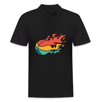 Joueur de basket-ball - Polo Homme - noir - Devant - Kai (181cm)