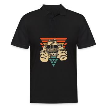 Monster Truck - Männer Poloshirt - Schwarz - Vorne - Kai (181cm)