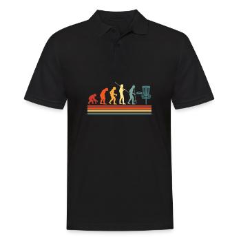 Frisbee Golf Disc Golf - Männer Poloshirt - Schwarz - Vorne - Kai (181cm)