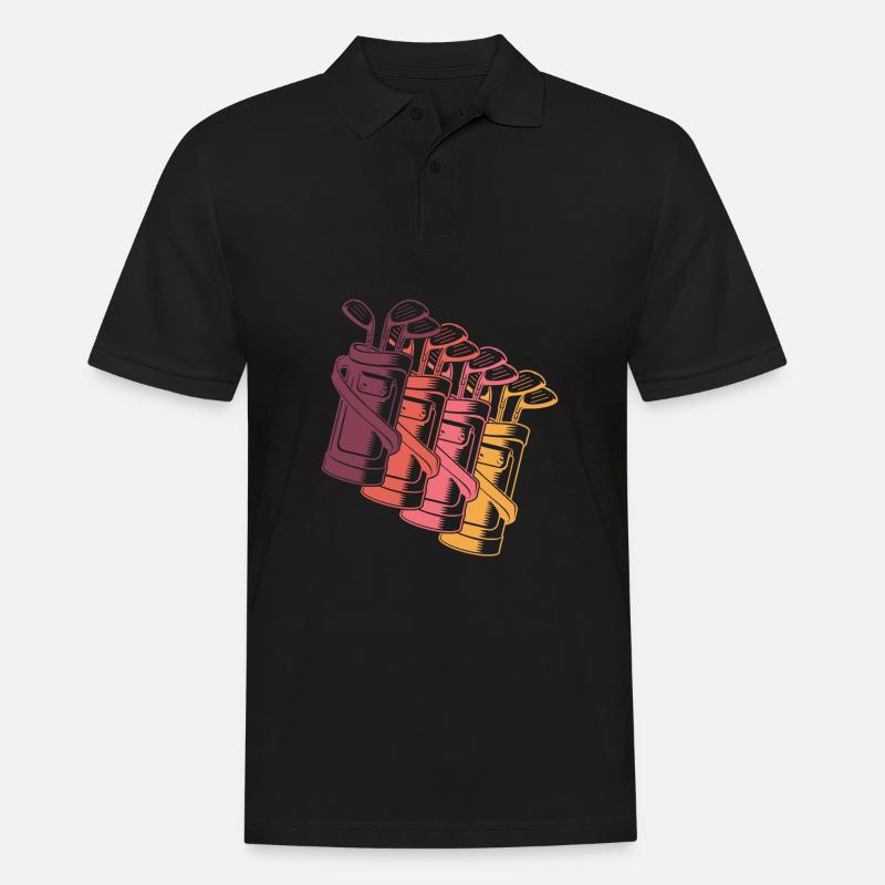 Golf Golfeurs Golfeurs - Polo Homme - noir