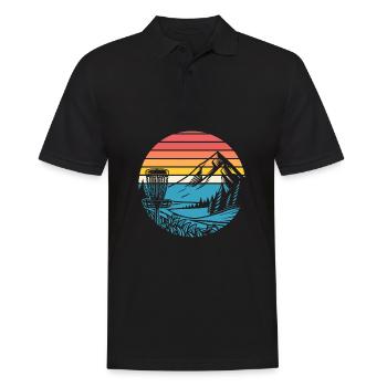 Frisbee Golf Disc Golf - Männer Poloshirt - Schwarz - Vorne - Kai (181cm)
