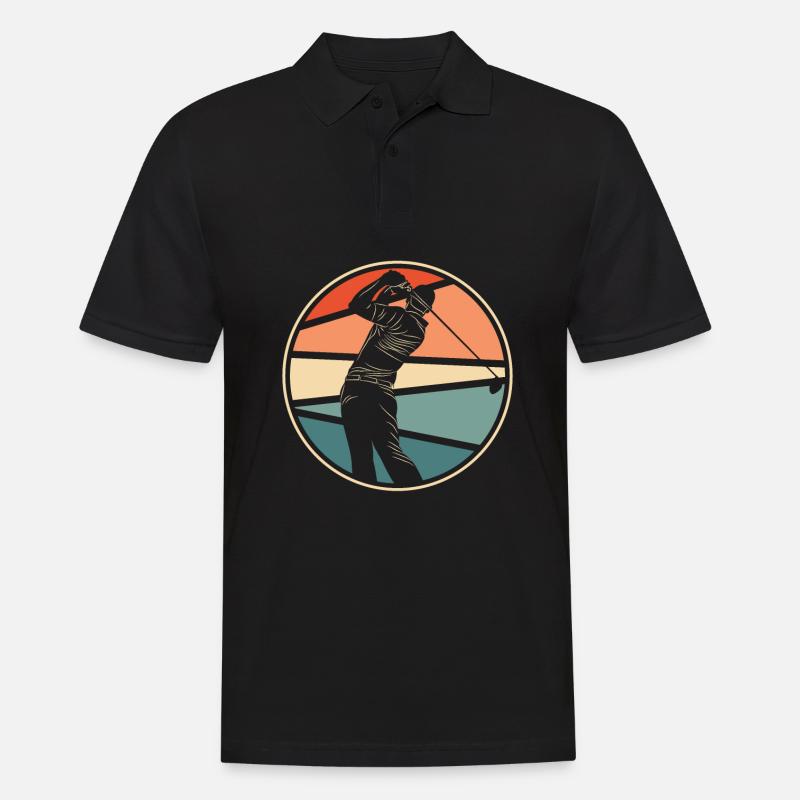 Golf Golfeurs Golfeurs - Polo Homme - noir