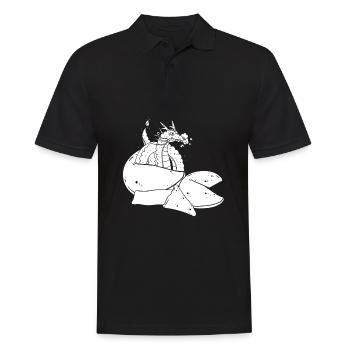 Jahr Des Drachen 2024 - Männer Poloshirt - Schwarz - Vorne - Kai (181cm)