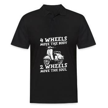 Trottinette - Polo Homme - noir - Devant - Kai (181cm)
