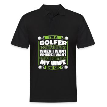 Golf Golfeurs Golfeurs - Polo Homme - noir - Devant - Kai (181cm)