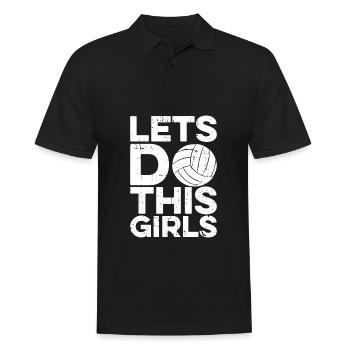 Motivation du volley-ball - Polo Homme - noir - Devant - Kai (181cm)