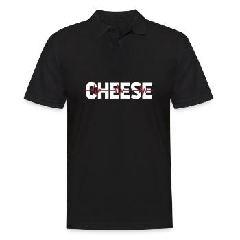 Cheese Cheesemaker Ekg Heartbeat - Men's Polo Shirt - black - Front - Kai (181cm)