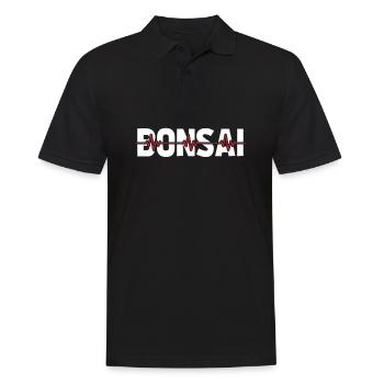 Bonsaï Arbre Ekg Heartbeat - Polo Homme - noir - Devant - Kai (181cm)