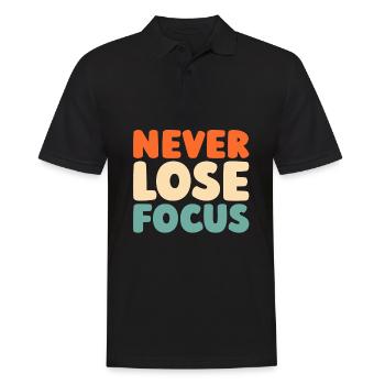 Photographer Photography Camera - Men's Polo Shirt - black - Front - Kai (181cm)